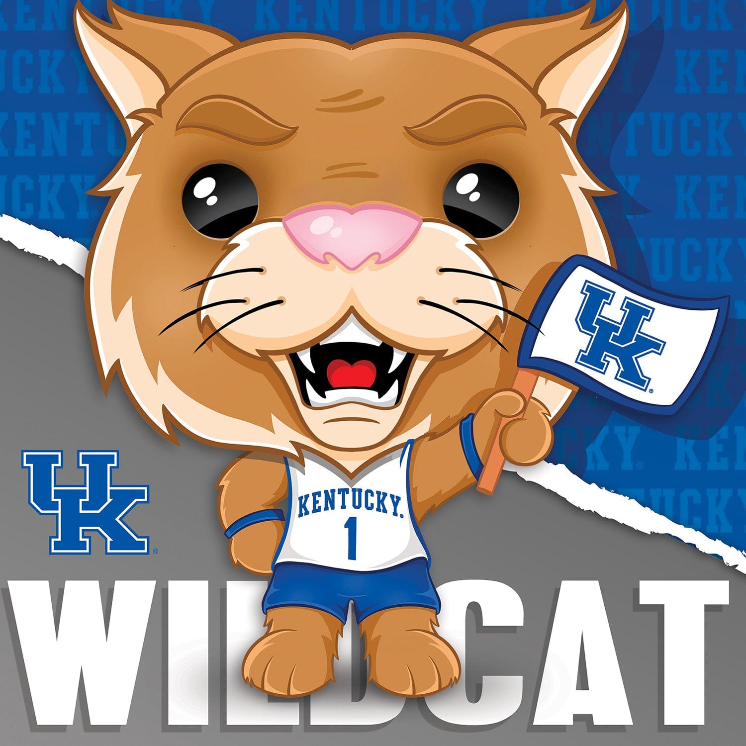 Kentucky Wildcats Mascot 100-Piece Jigsaw Puzzle - Sports Gifts, Sports Memorabilia, Sports Collectibles, Fan Shop