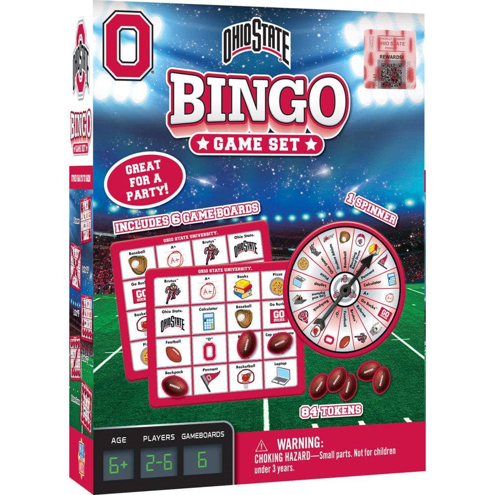 Ohio State Buckeyes Bingo: Game Day Fun! - Sports Gifts, Sports Memorabilia, Sports Collectibles, Fan Shop