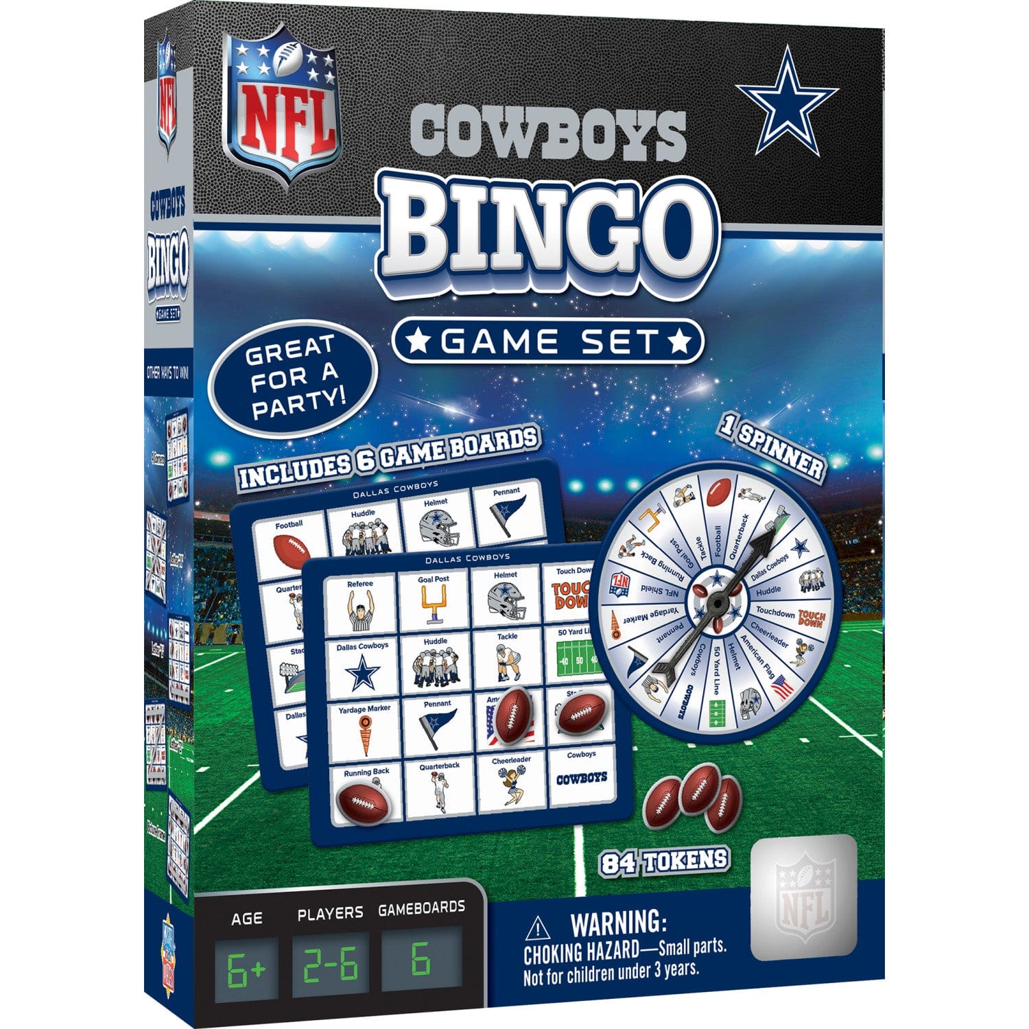 Dallas Cowboys Bingo: Game Day Fun! - Sports Gifts, Sports Memorabilia, Sports Collectibles, Fan Shop
