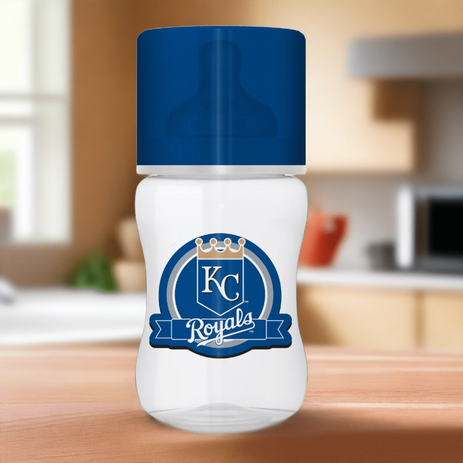 Kansas City Royals 9oz Baby Bottle - Sports Gifts, Sports Memorabilia, Sports Collectibles, Fan Shop