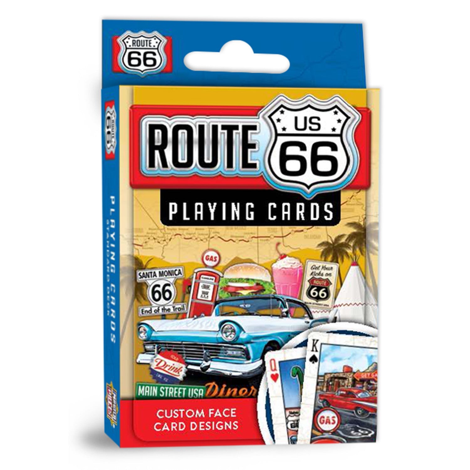 Route 66 Playing Cards - 54 Card Deck - 757 Sports Collectibles