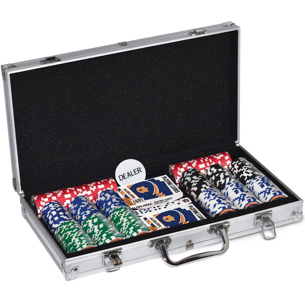 Auburn Tigers 300-Piece Poker Set
