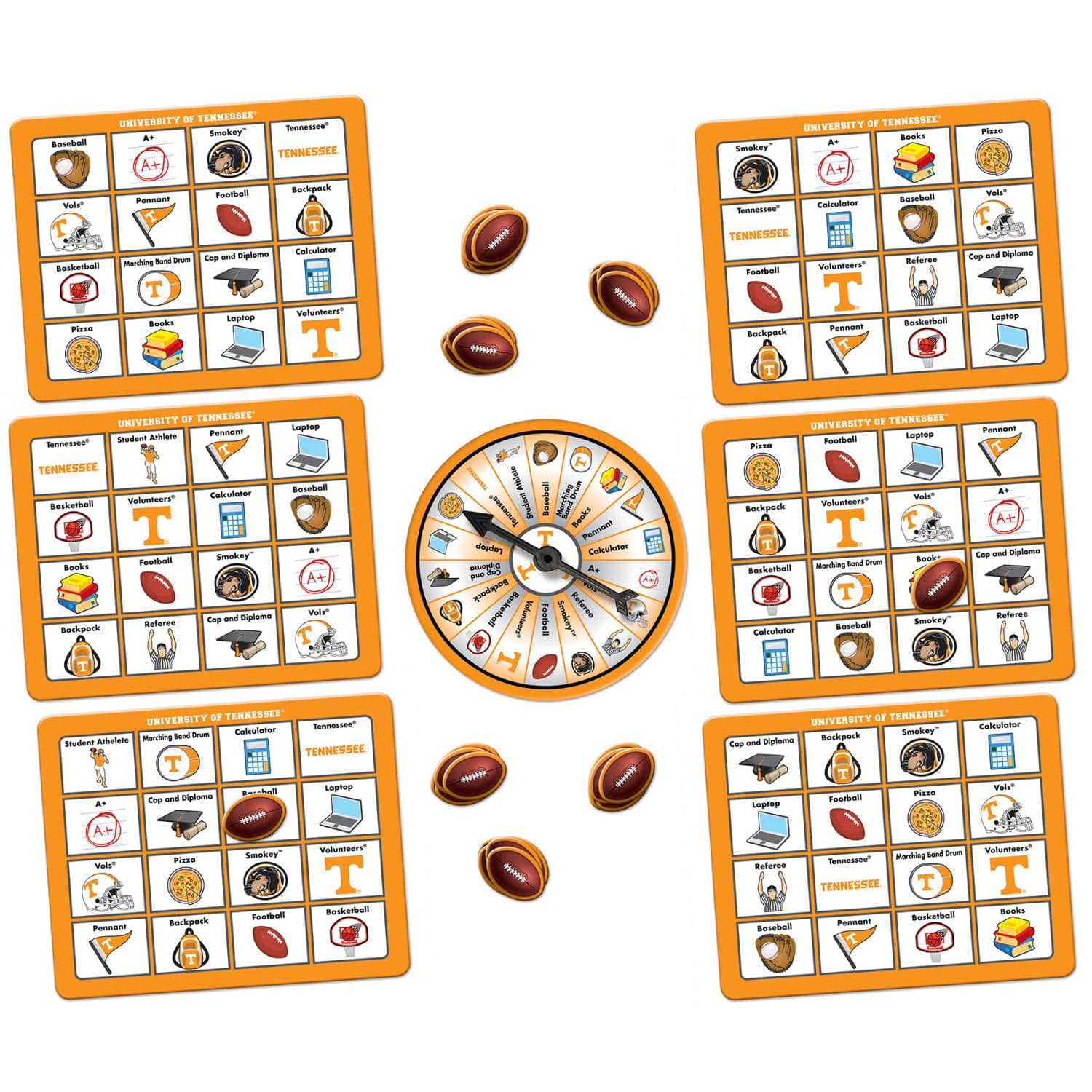 Tennessee Volunteers Bingo: Game Day Fun! - Sports Gifts, Sports Memorabilia, Sports Collectibles, Fan Shop