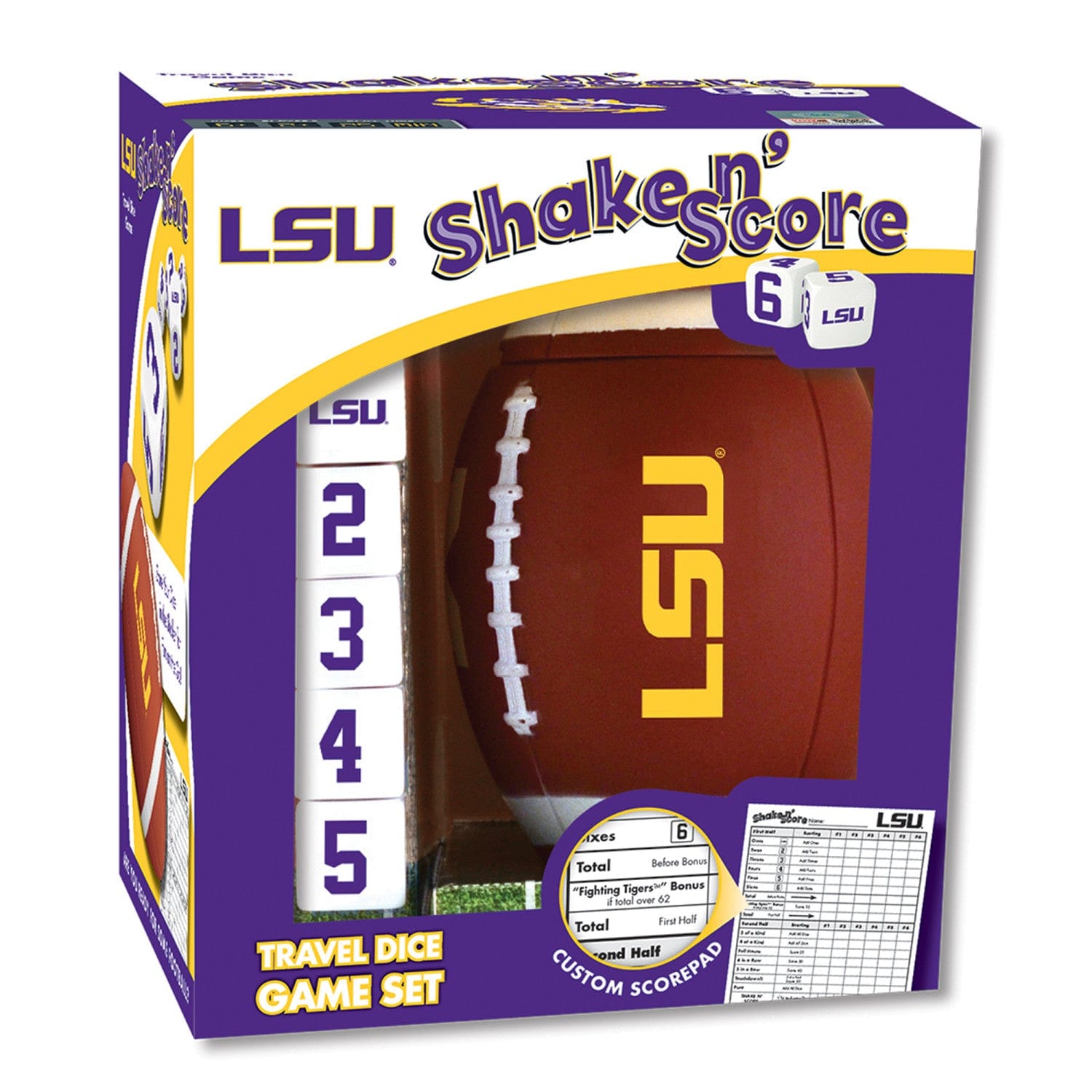 LSU Tigers Shake n' Score Game Day Snack - Sports Gifts, Sports Memorabilia, Sports Collectibles, Fan Shop