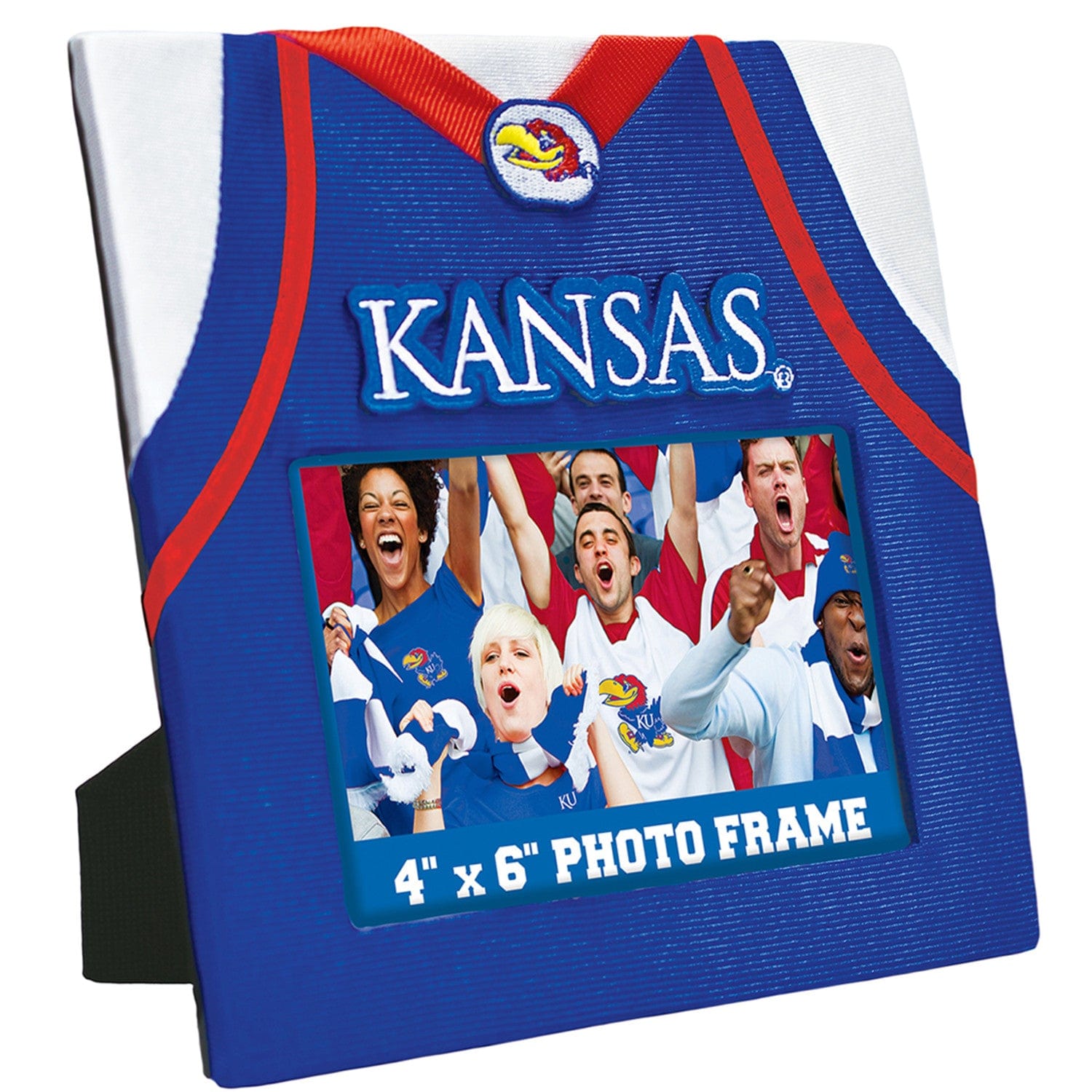Kansas Jayhawks Team Spirit Uniformed Frame - Sports Gifts, Sports Memorabilia, Sports Collectibles, Fan Shop
