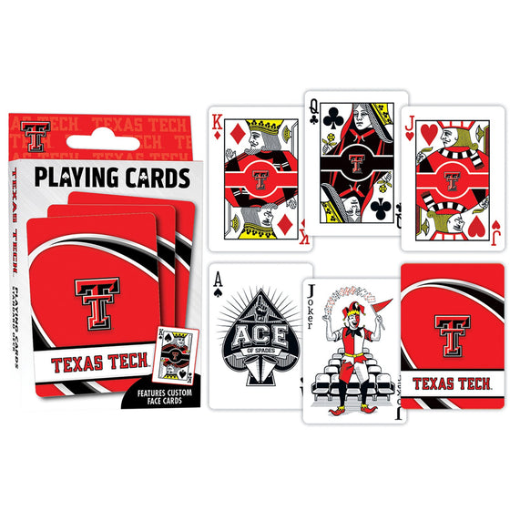 Texas Tech Red Raiders Playing Cards - 54 Card Deck - 757 Sports Collectibles