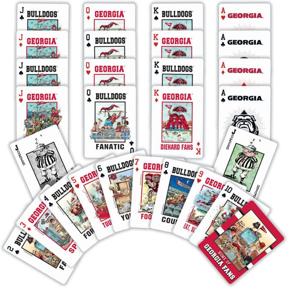Georgia Bulldogs Fan Deck Playing Cards - 54 Card Deck - Sports Gifts, Sports Memorabilia, Sports Collectibles, Fan Shop