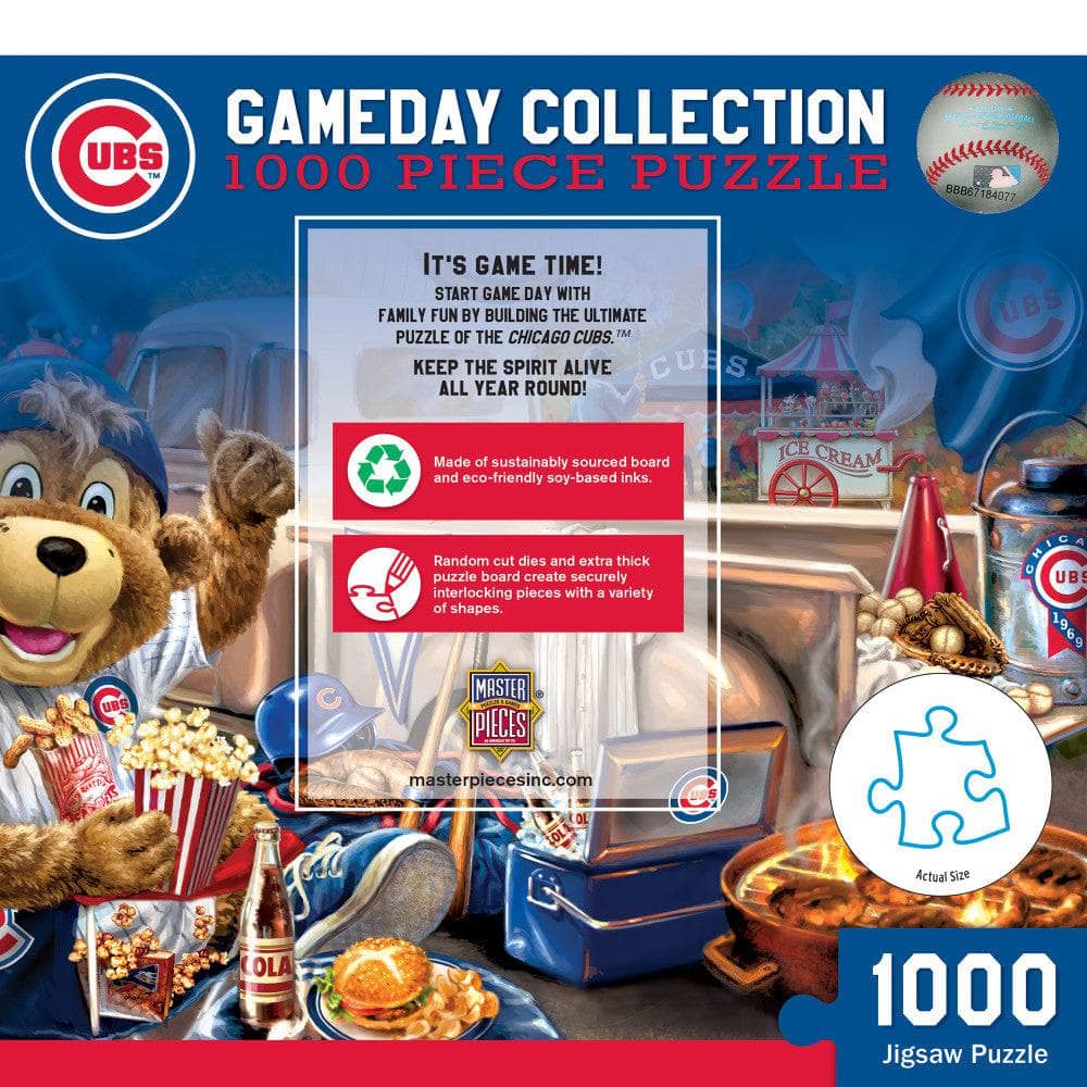 Chicago Cubs Gameday 1000 Piece Jigsaw Puzzle - Sports Gifts, Sports Memorabilia, Sports Collectibles, Fan Shop