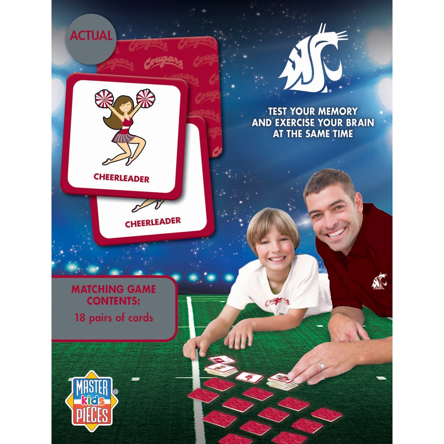 Washington State Cougars Matching Game - 757 Sports Collectibles