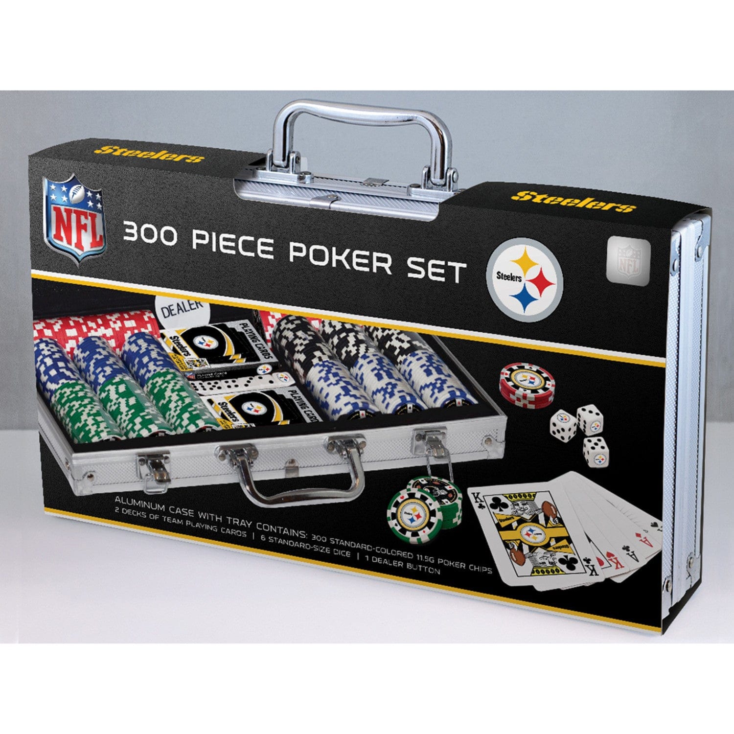 Pittsburgh Steelers Official 300 Piece Poker Set