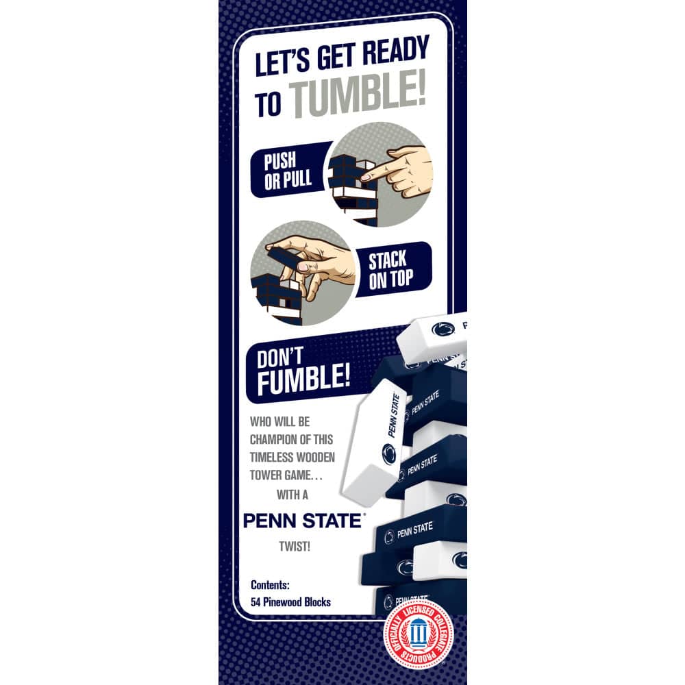 Penn State Nittany Lions Stacking Game - Sports Gifts, Sports Memorabilia, Sports Collectibles, Fan Shop