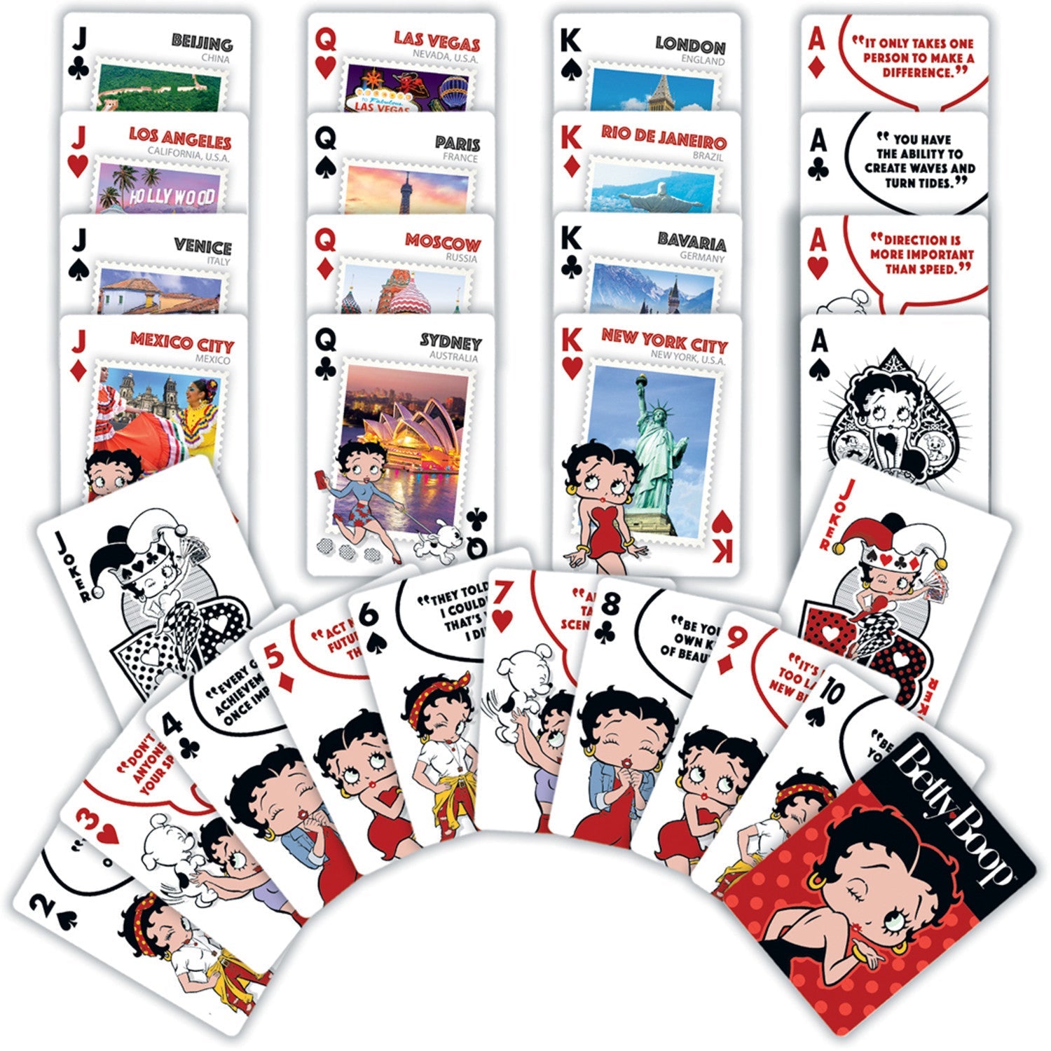 Betty Boop Playing Cards - 54 Card Deck - 757 Sports Collectibles