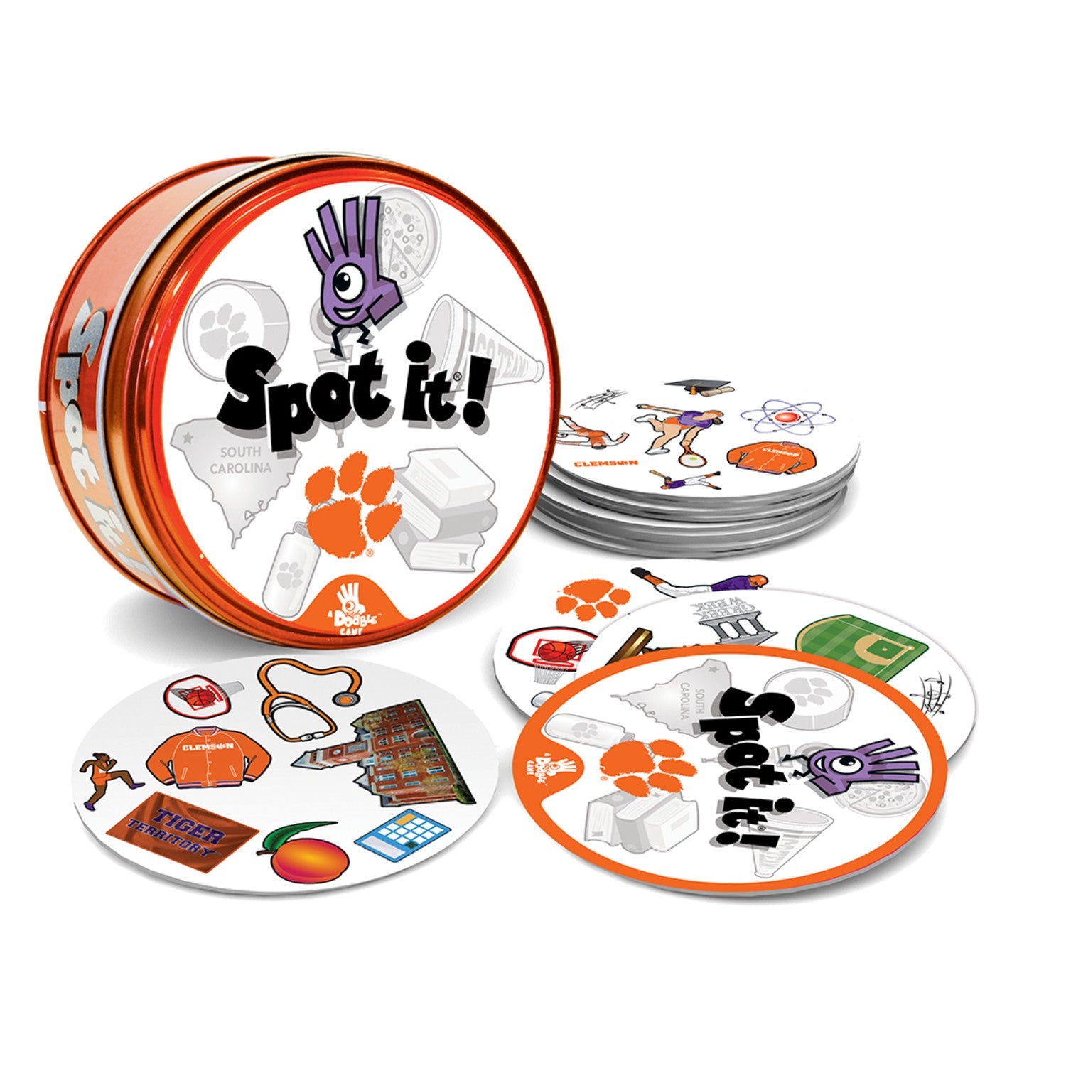 Clemson Tigers Spot It! Card Game - 757 Sports Collectibles