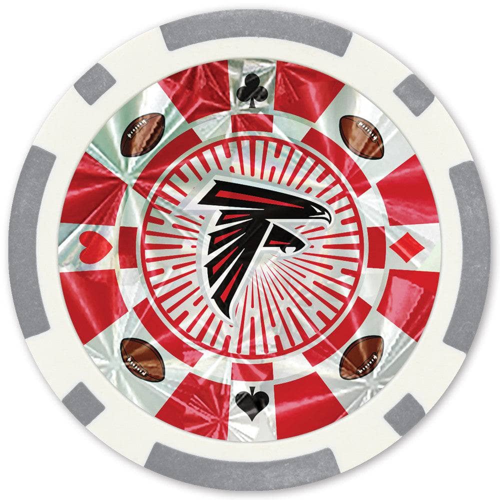 Atlanta Falcons 20-Piece Poker Chip Set - Sports Gifts, Sports Memorabilia, Sports Collectibles, Fan Shop