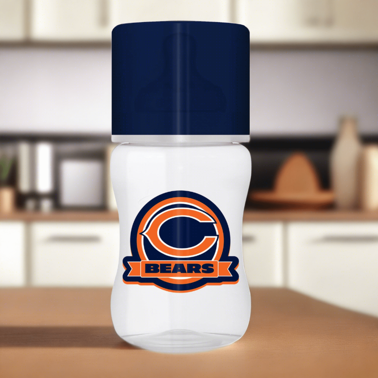 Chicago Bears 9oz Baby Bottle - Sports Gifts, Sports Memorabilia, Sports Collectibles, Fan Shop