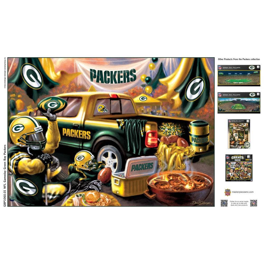 Green Bay Packers Gameday 1000 Piece Jigsaw Puzzle