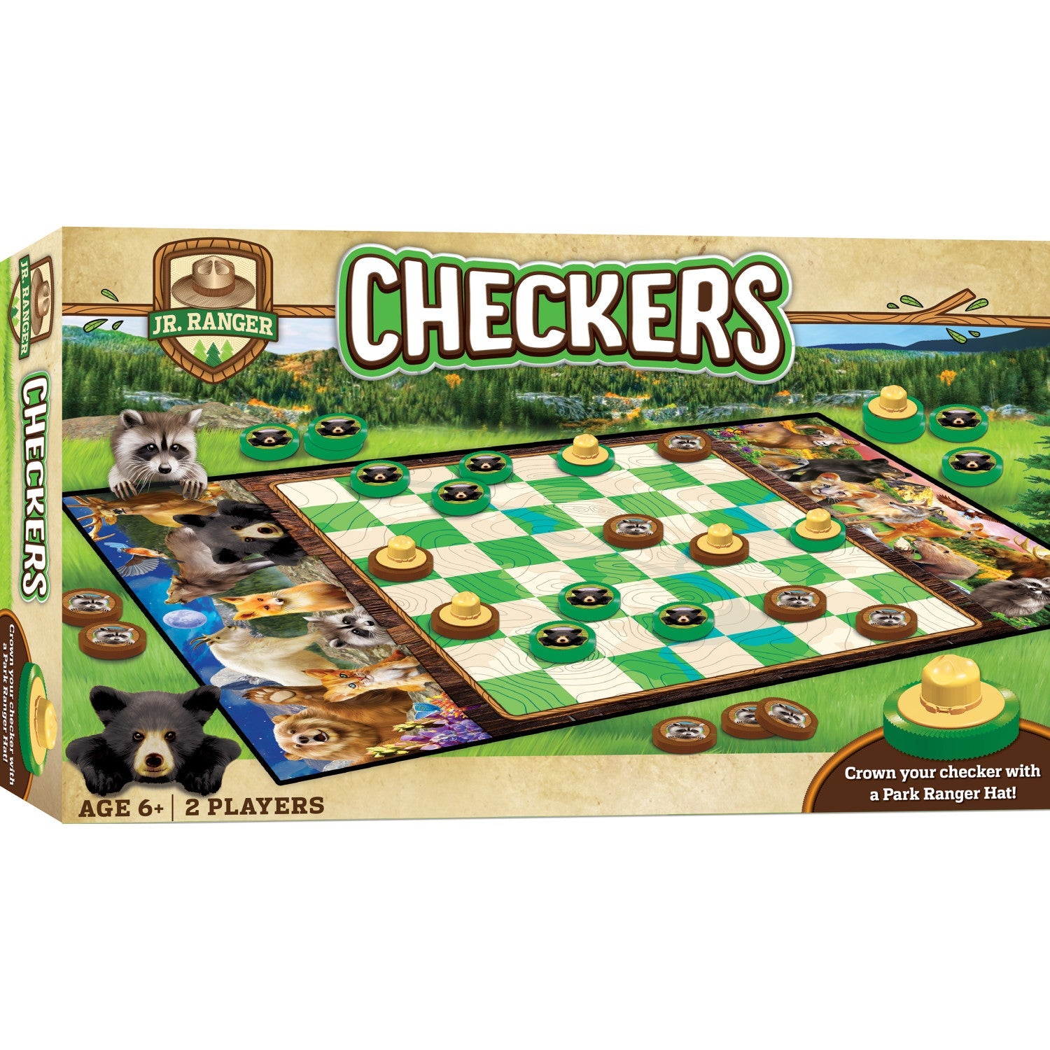 Jr. Ranger Checkers Board Game - 757 Sports Collectibles