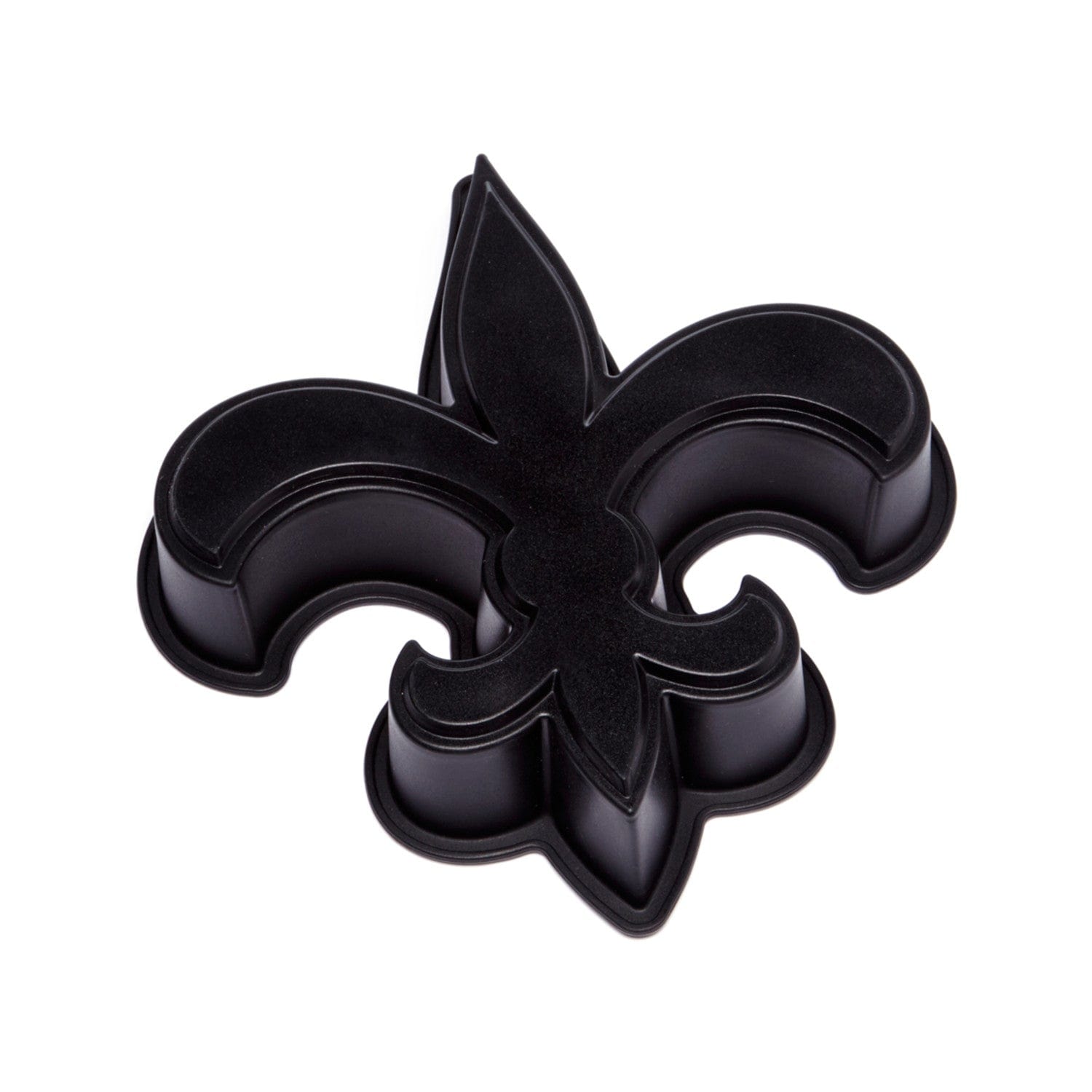 Fleur de Lis Elegant Black Cake Pan - Sports Gifts, Sports Memorabilia, Sports Collectibles, Fan Shop