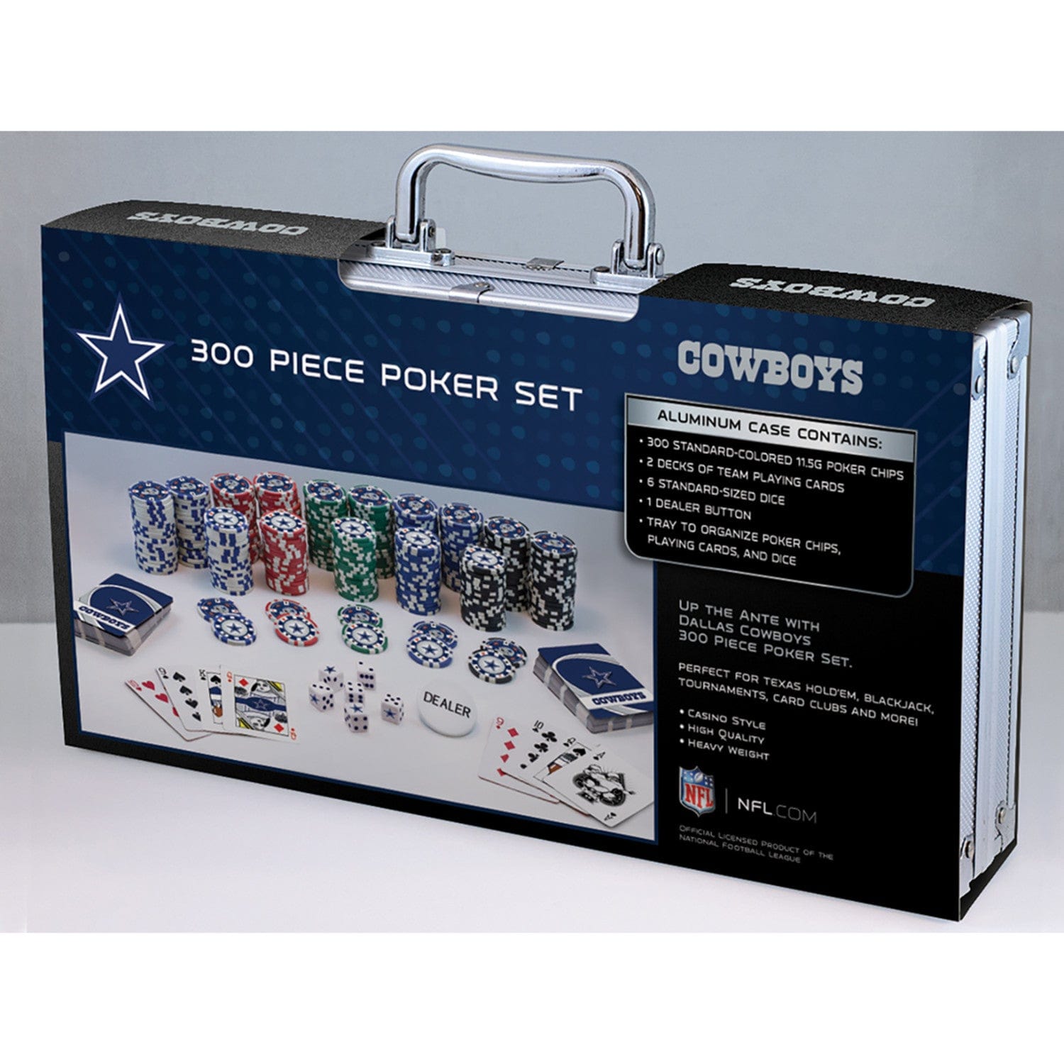 Dallas Cowboys 300 Piece Poker Set - Ultimate Fan Edition