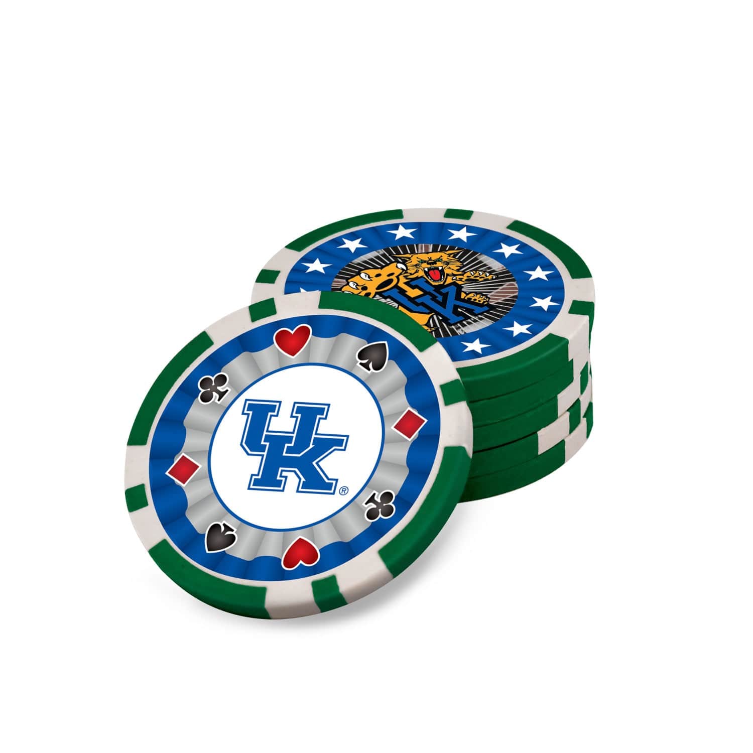 Kentucky Wildcats 300 Piece Poker Set - Sports Gifts, Sports Memorabilia, Sports Collectibles, Fan Shop