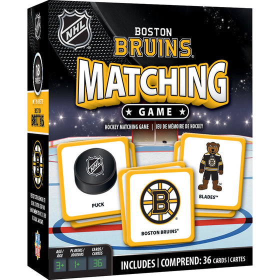 Boston Bruins Matching Game - 757 Sports Collectibles