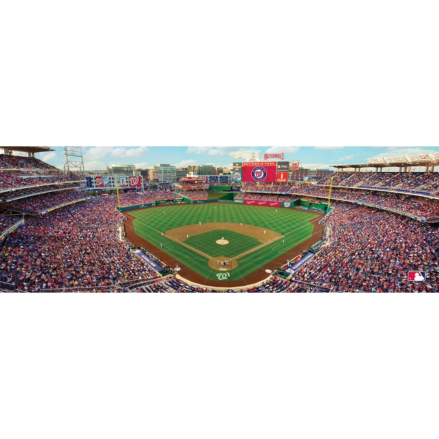 Washington Nationals 1000 Piece Panoramic Jigsaw Puzzle - Sports Gifts, Sports Memorabilia, Sports Collectibles, Fan Shop