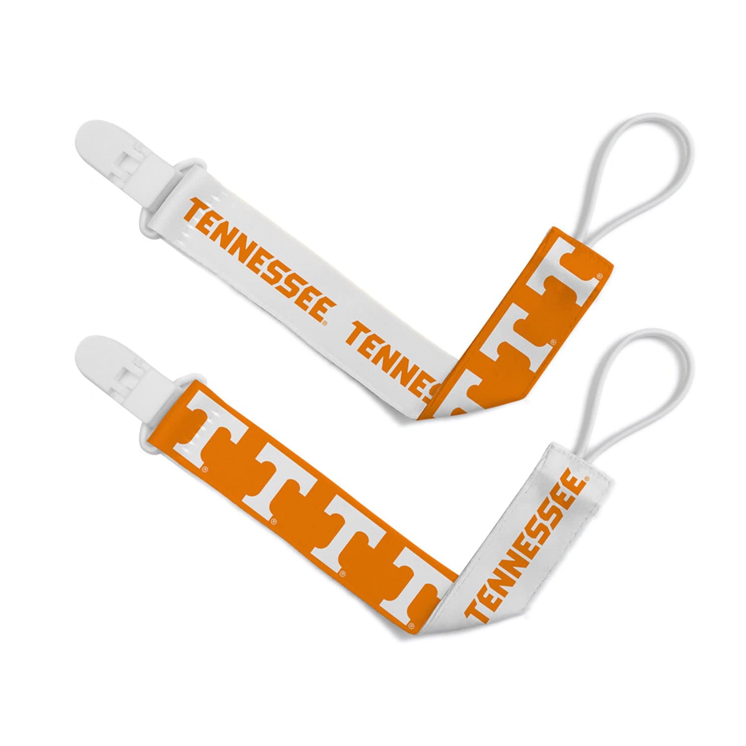 Tennessee Volunteers Pacifier Clip 2-Pack