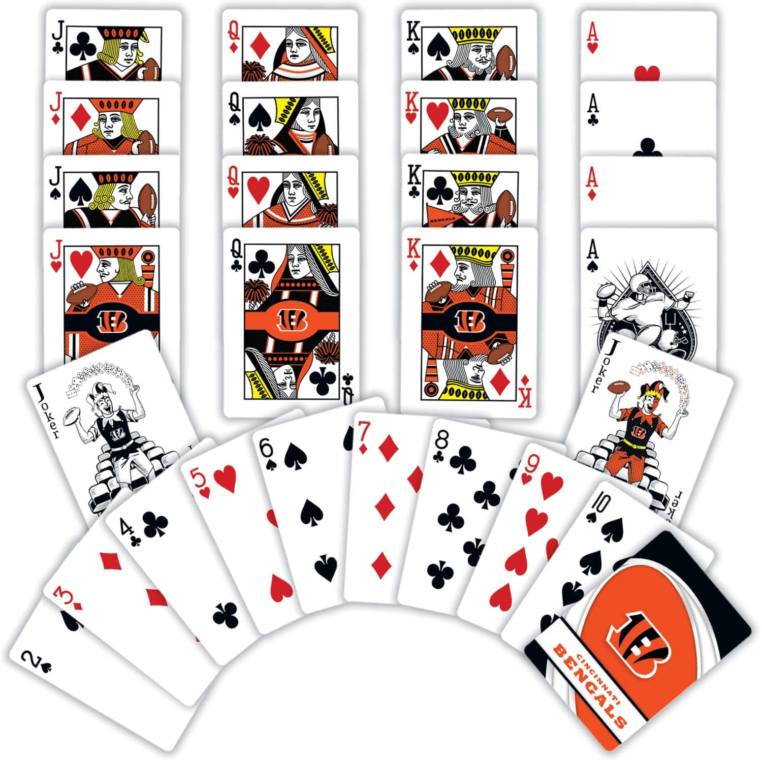 Cincinnati Bengals 54-Card Playing Deck