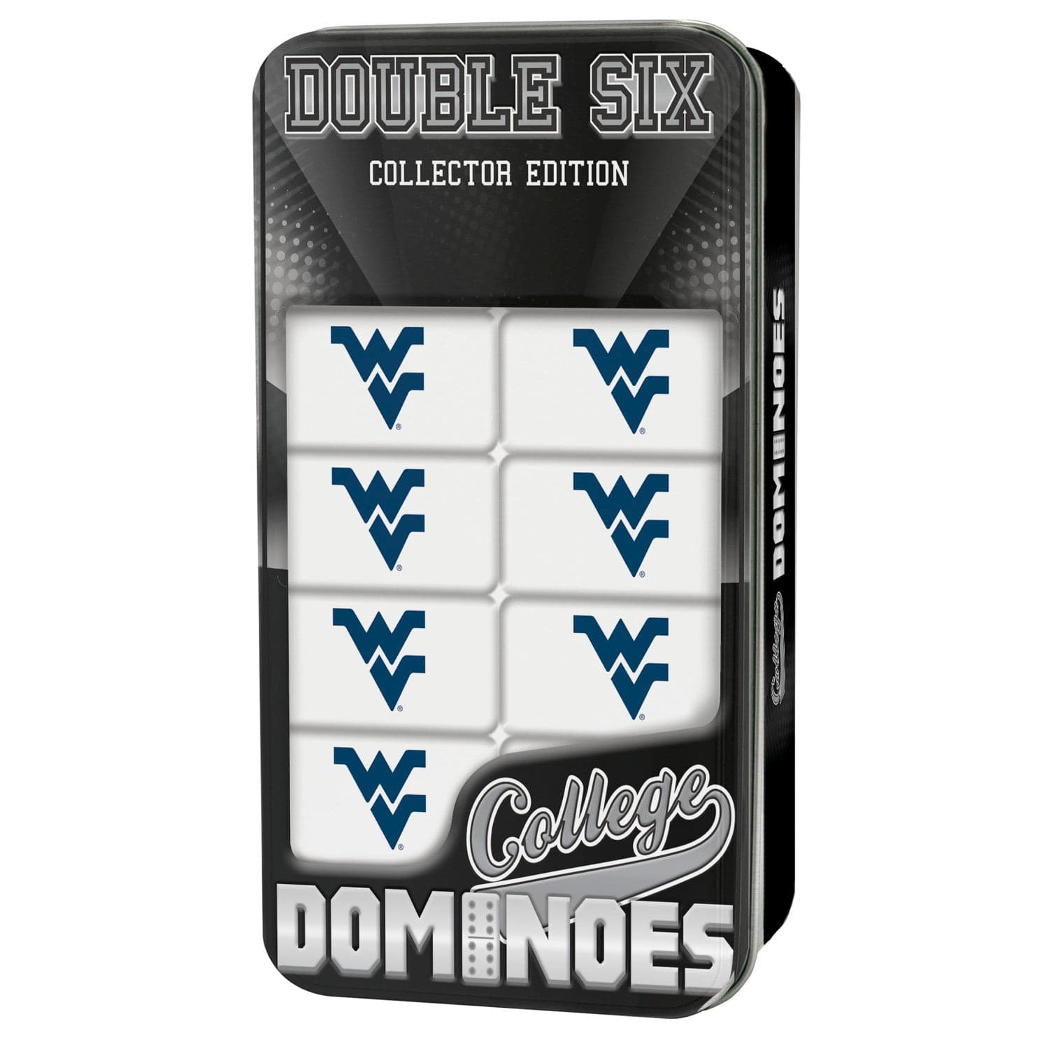West Virginia Mountaineers Official Dominoes Set - Sports Gifts, Sports Memorabilia, Sports Collectibles, Fan Shop