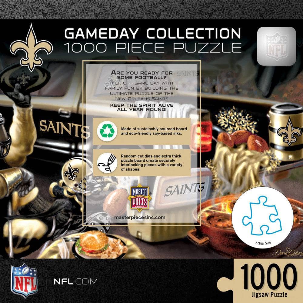 New Orleans Saints Gameday 1000 Piece Jigsaw Puzzle