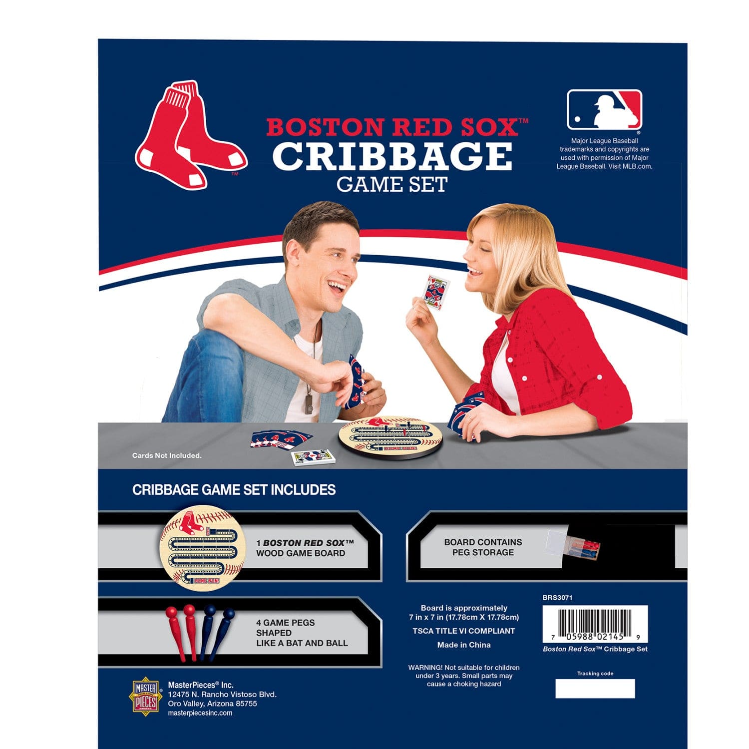 Boston Red Sox Cribbage Board Game