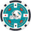 Miami Dolphins 100 Piece Poker Chip Set - Sports Gifts, Sports Memorabilia, Sports Collectibles, Fan Shop