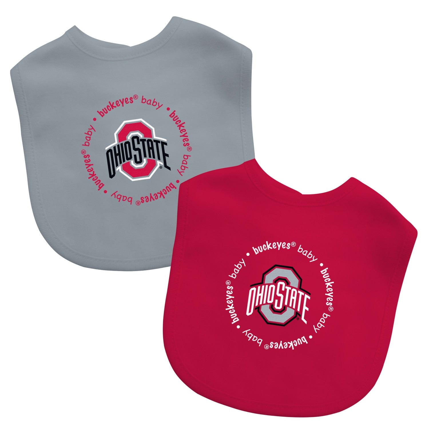 Ohio State Buckeyes Baby Bibs 2-Pack - Sports Gifts, Sports Memorabilia, Sports Collectibles, Fan Shop