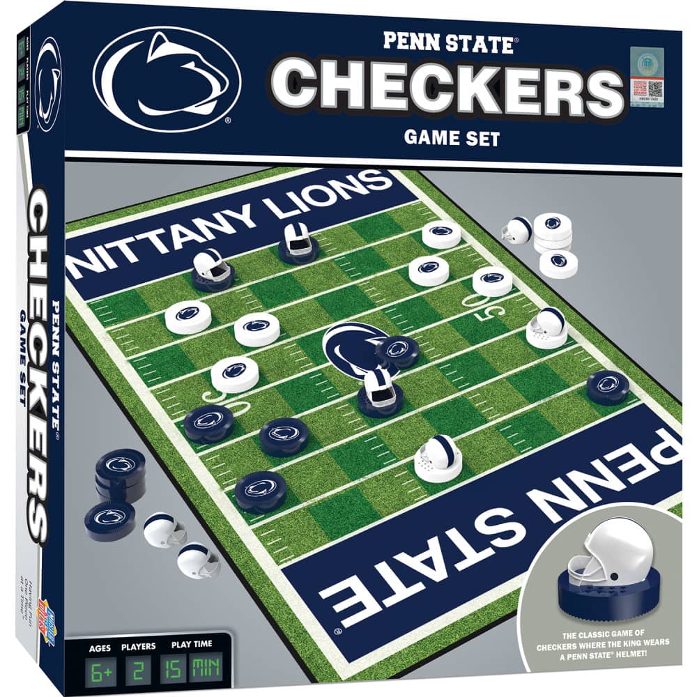 Penn State Nittany Lions Checkers Game - Sports Gifts, Sports Memorabilia, Sports Collectibles, Fan Shop