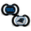 Carolina Panthers Pacifier 2-Pack for Little Fans - Sports Gifts, Sports Memorabilia, Sports Collectibles, Fan Shop