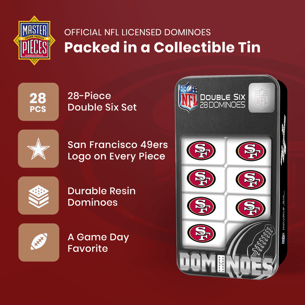 San Francisco 49ers Official Dominoes Set
