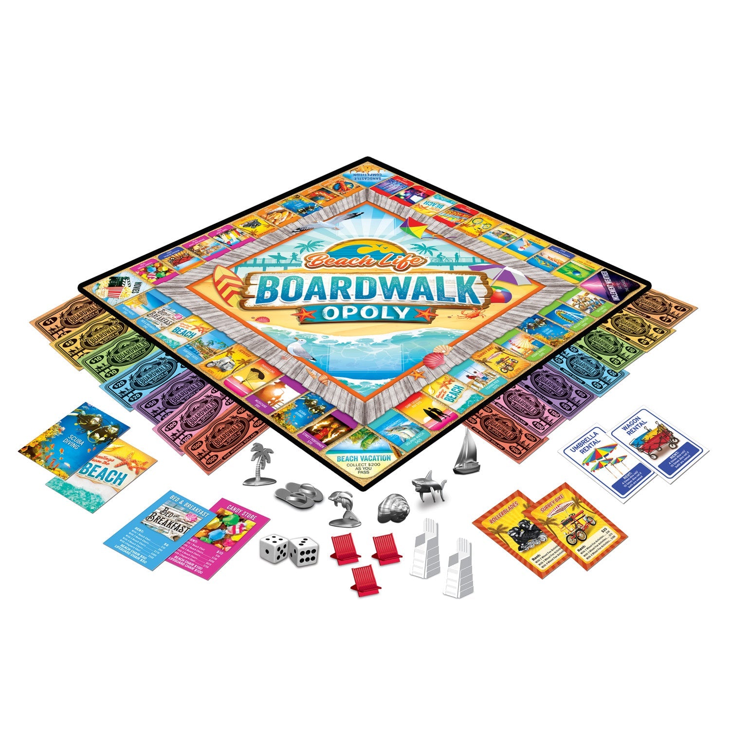Beach Life - Boardwalk Opoly - 757 Sports Collectibles