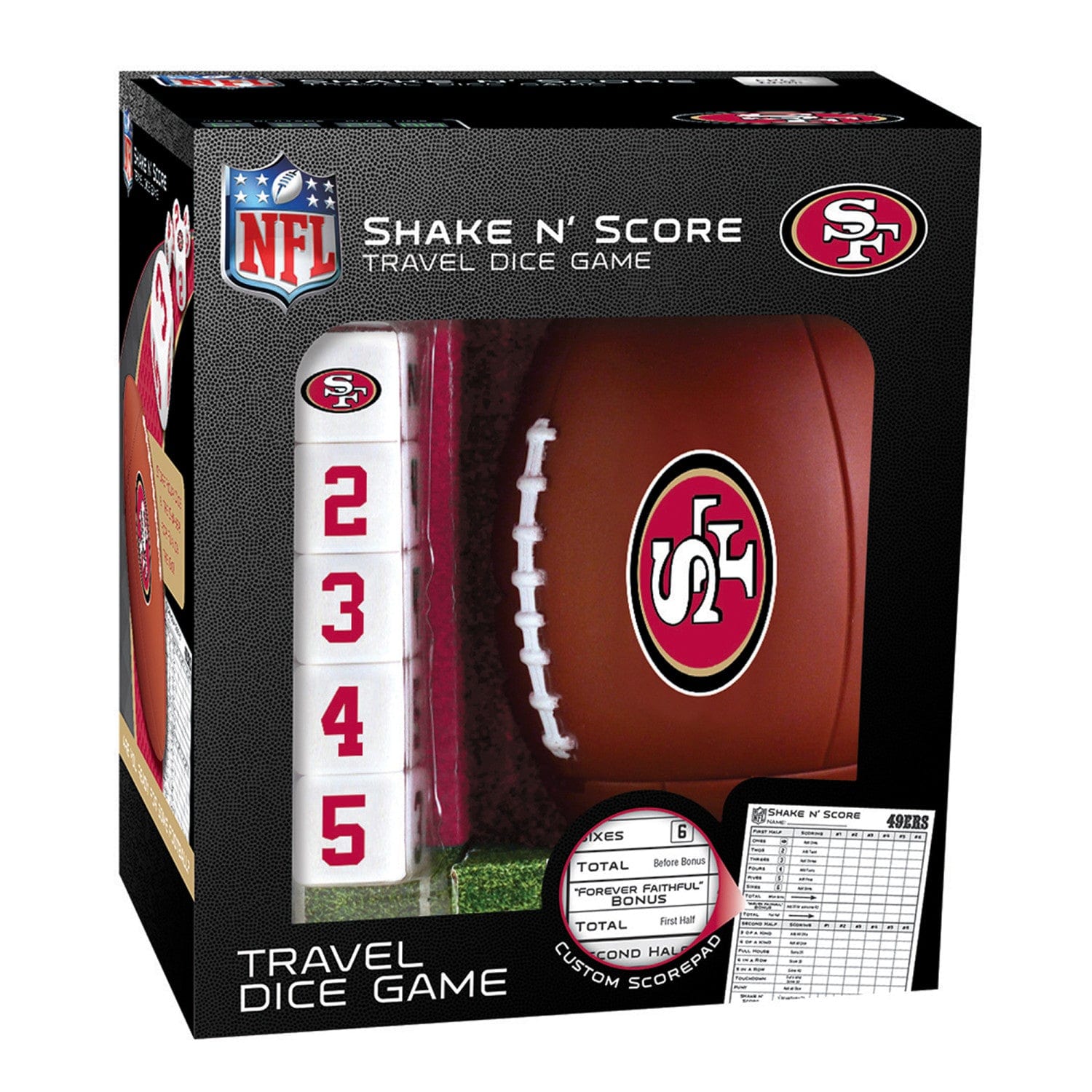 San Francisco 49ers Shake n' Score Game - Sports Gifts, Sports Memorabilia, Sports Collectibles, Fan Shop