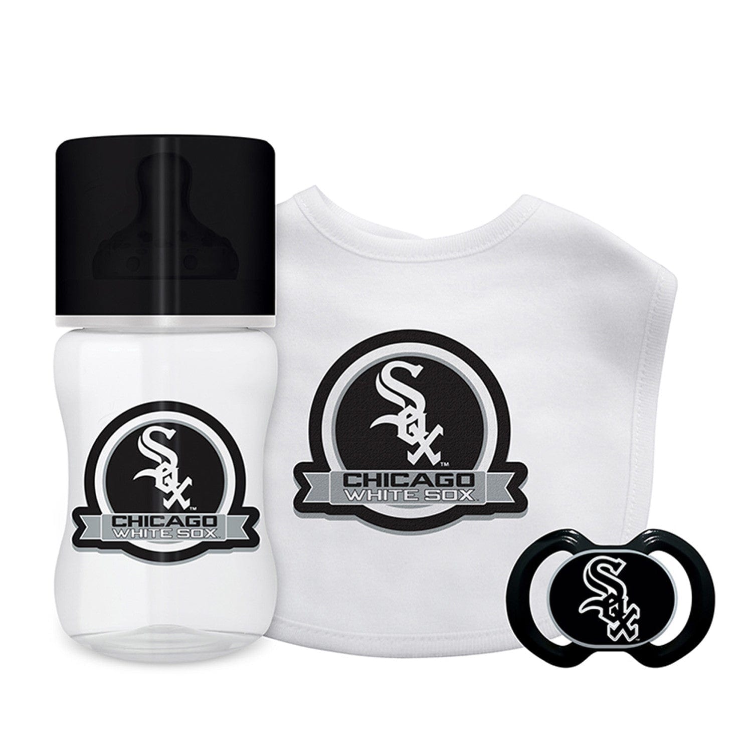 Chicago White Sox 3-Piece Baby Gift Set - Sports Gifts, Sports Memorabilia, Sports Collectibles, Fan Shop