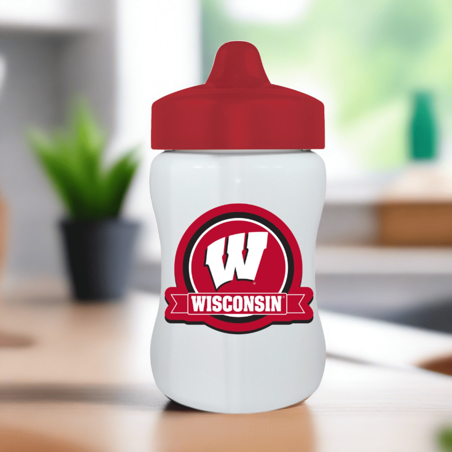 Wisconsin Badgers Team Sippy Cup - Sports Gifts, Sports Memorabilia, Sports Collectibles, Fan Shop