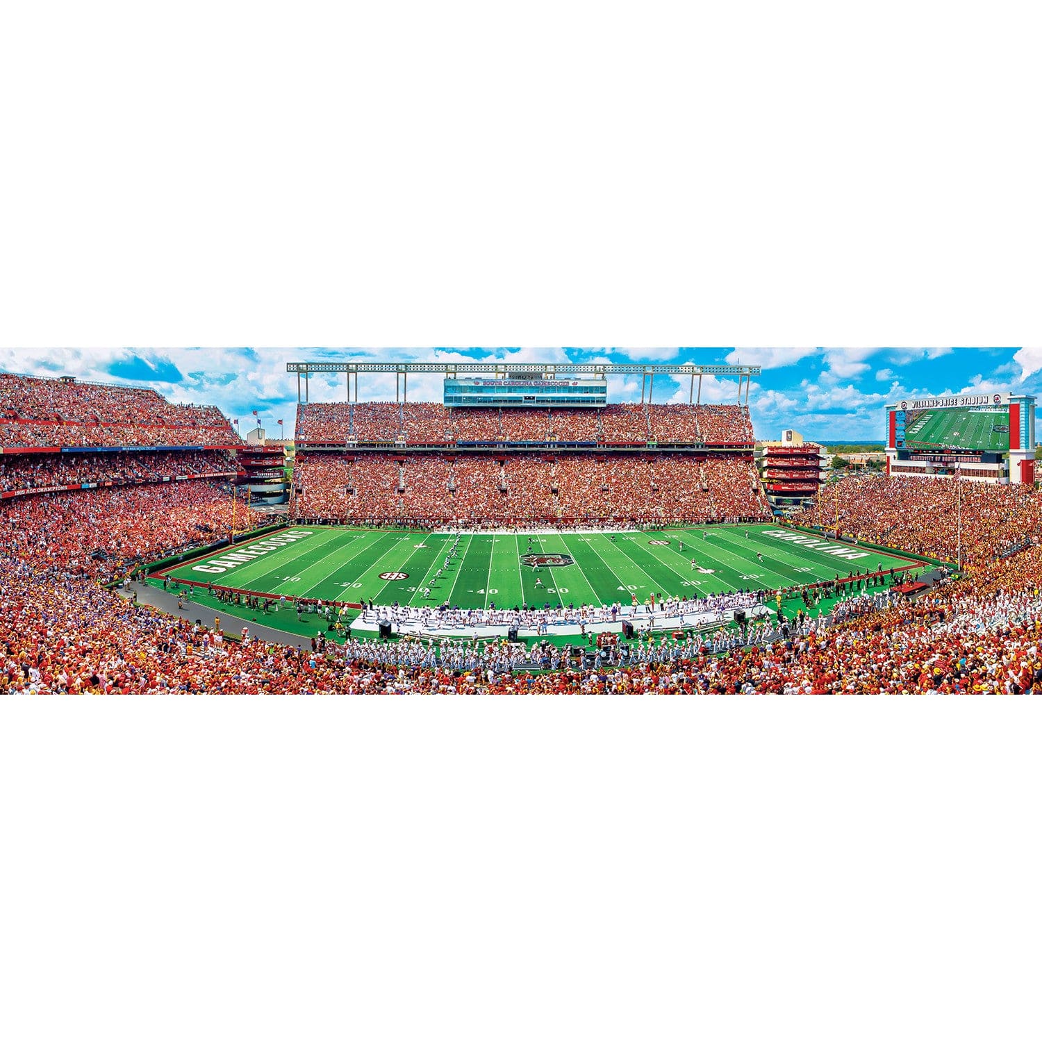 South Carolina Gamecocks 1000 Piece Panoramic Jigsaw Puzzle - Sports Gifts, Sports Memorabilia, Sports Collectibles, Fan Shop
