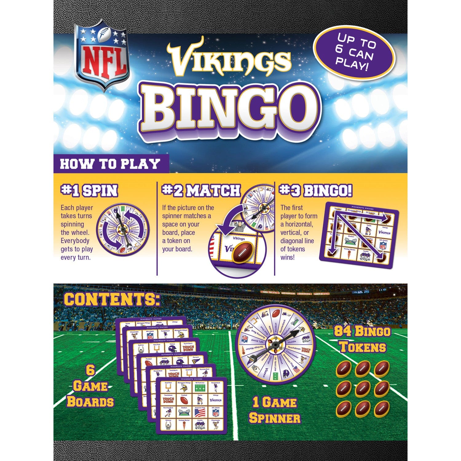 Minnesota Vikings Bingo: Game Day Fun!