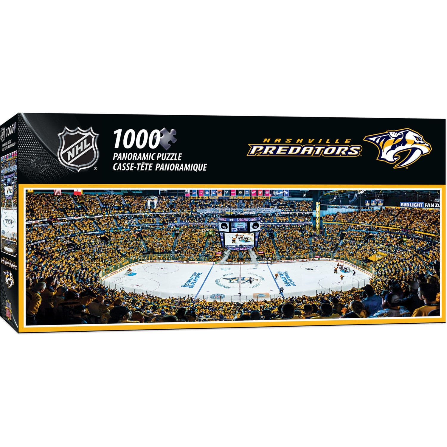 Nashville Predators 1000-Piece Panoramic Jigsaw Puzzle - Sports Gifts, Sports Memorabilia, Sports Collectibles, Fan Shop