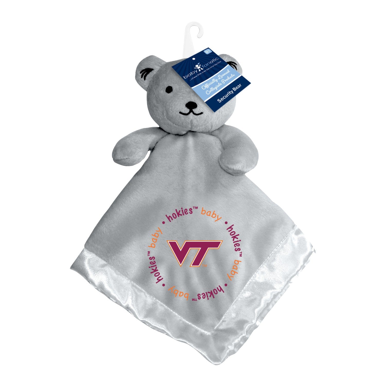 Virginia Tech Hokies Security Bear - Gray - Sports Gifts, Sports Memorabilia, Sports Collectibles, Fan Shop