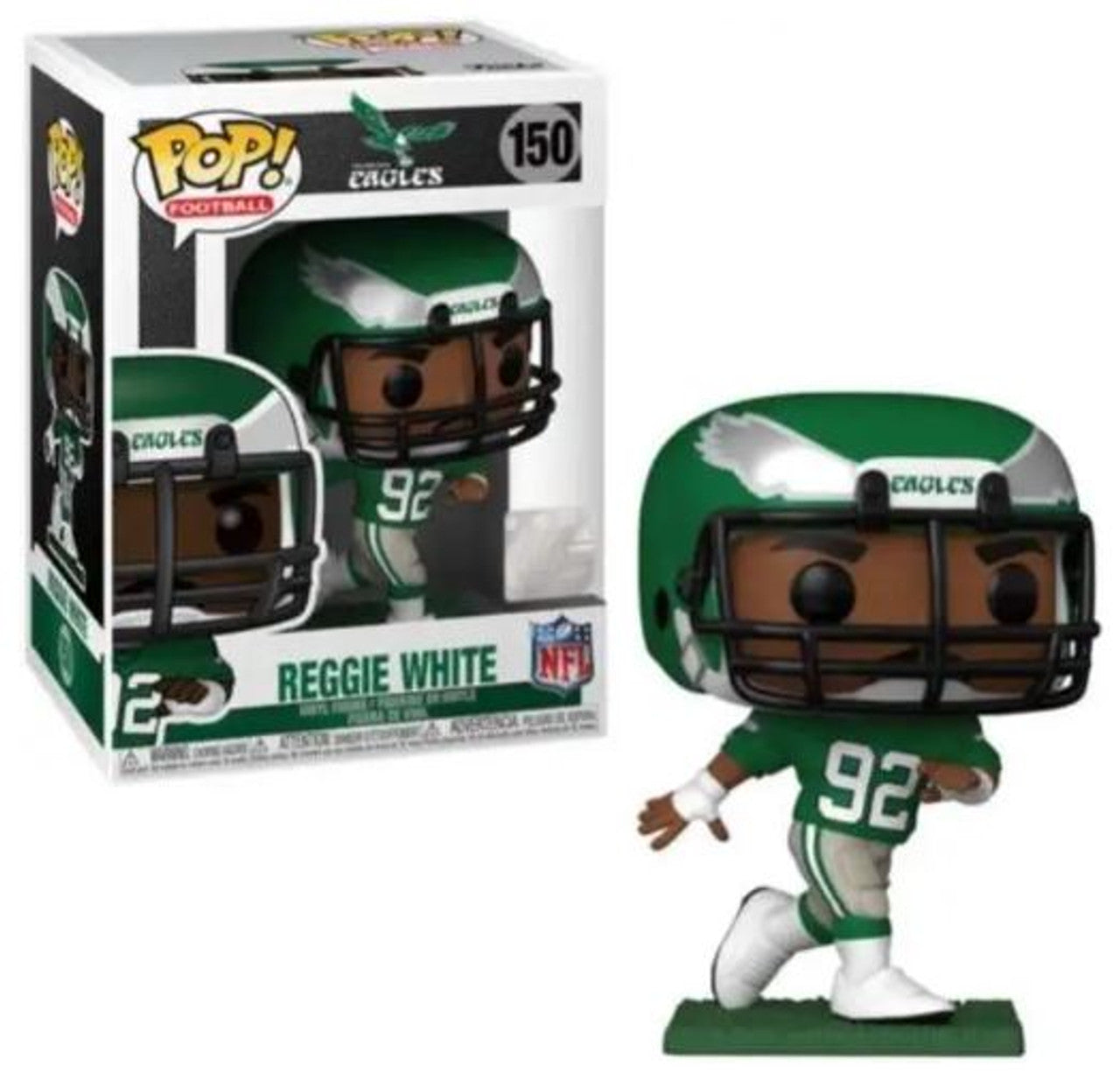 Reggie White (Philadelphia Eagles) NFL Legends Funko Pop! - Sports Collectibles, Sports Memorabilia, Sports Fan Shop, Sports Gifts