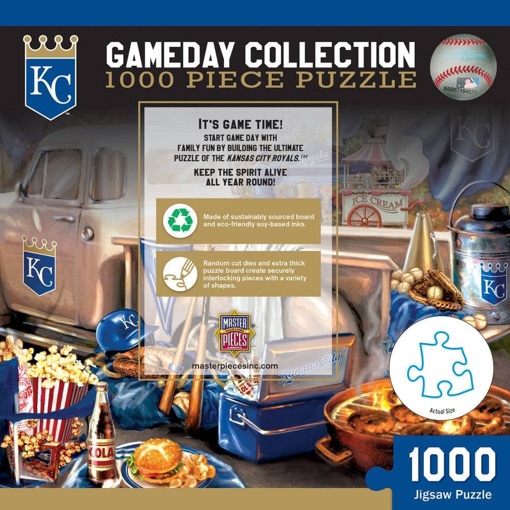 Kansas City Royals Gameday 1000 Piece Jigsaw Puzzle - Sports Gifts, Sports Memorabilia, Sports Collectibles, Fan Shop