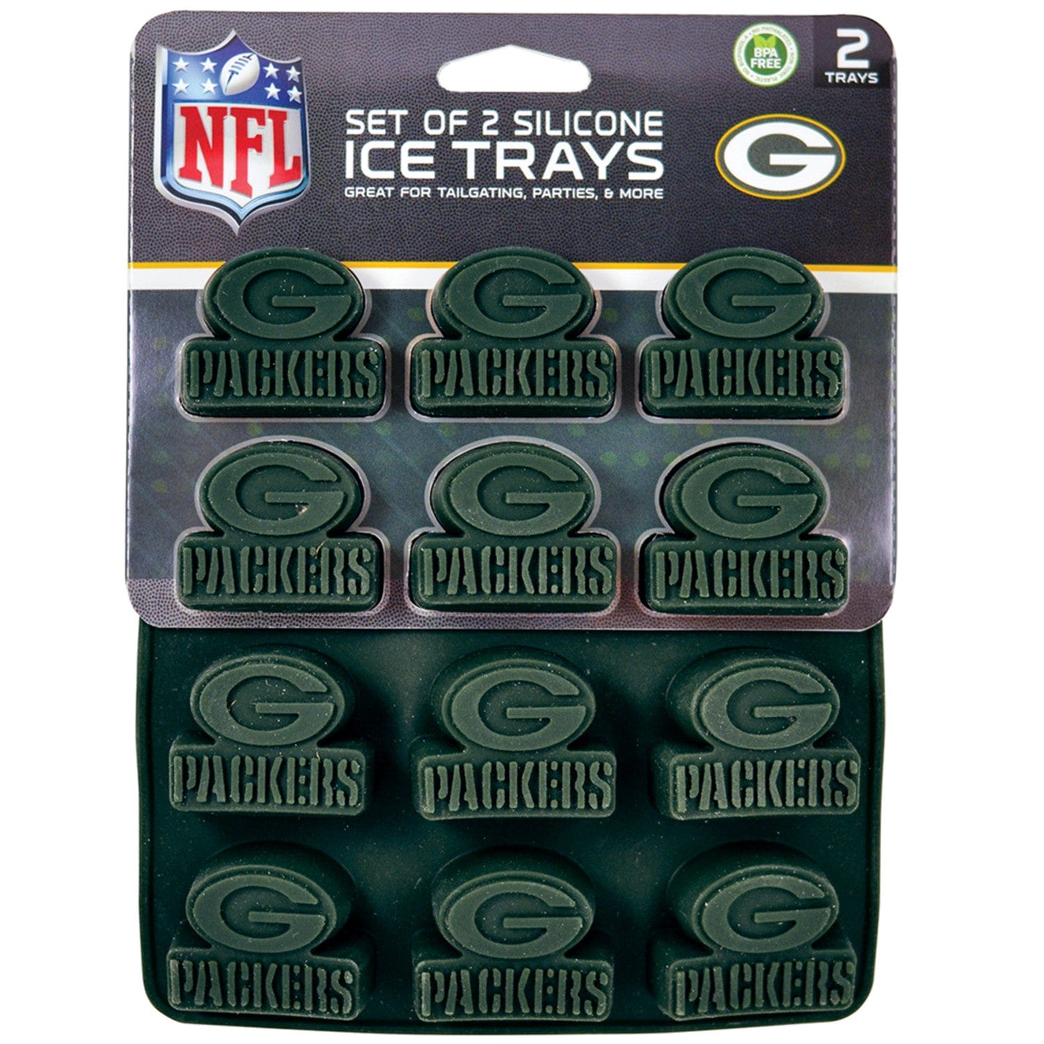 Green Bay Packers Silicone Ice Cube Tray