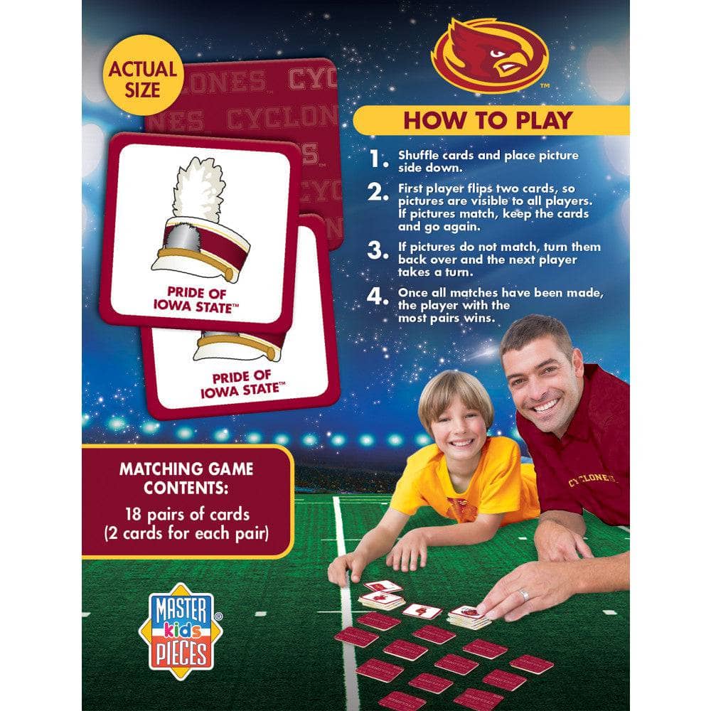 Iowa State Cyclones Memory Matching Game - Sports Gifts, Sports Memorabilia, Sports Collectibles, Fan Shop