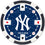 New York Yankees 100 Piece Poker Chips - 757 Sports Collectibles
