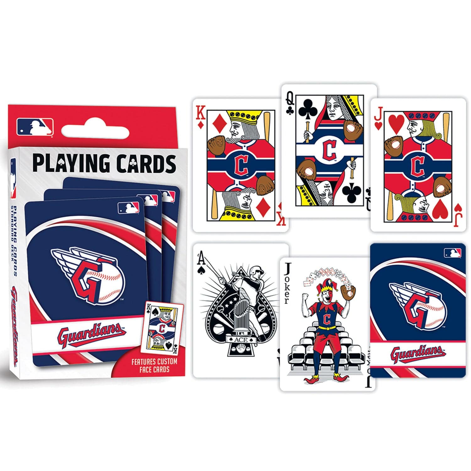 Cleveland Guardians 54-Card Playing Deck - Sports Gifts, Sports Memorabilia, Sports Collectibles, Fan Shop